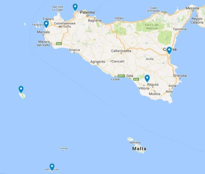 Международный аэропорт палермо на сицилии — как добраться до города, схема и расписание, отзывы туристов