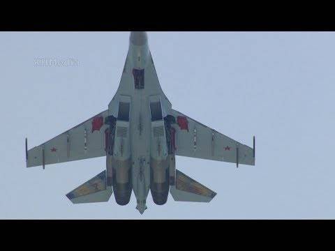 Су-35 в воздухе! / взлёт 2008 03