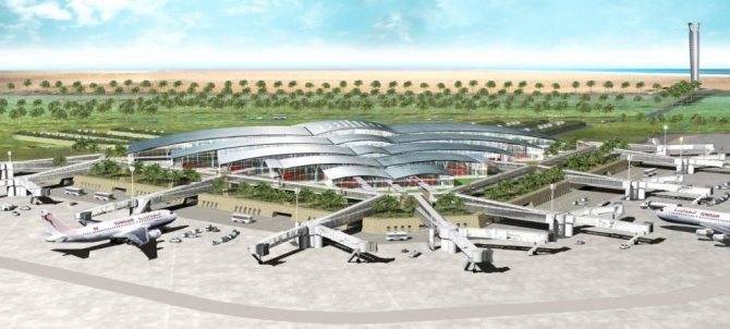 Аэропорт энфида на карте туниса