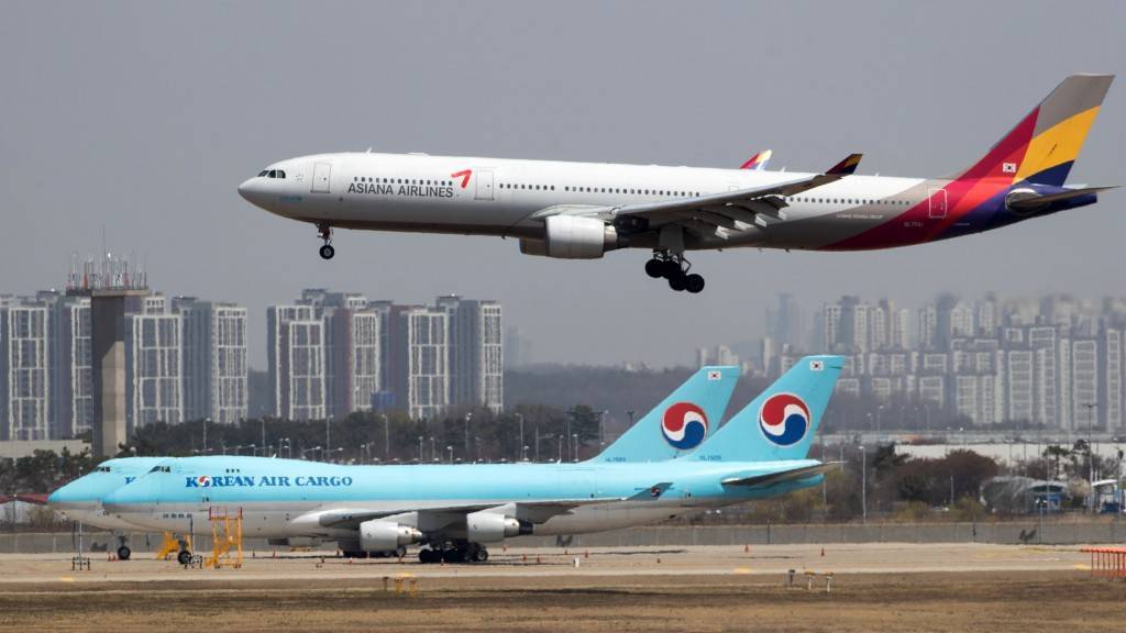 Крупнейшая национальная авиакомпании южной кореи korean air
