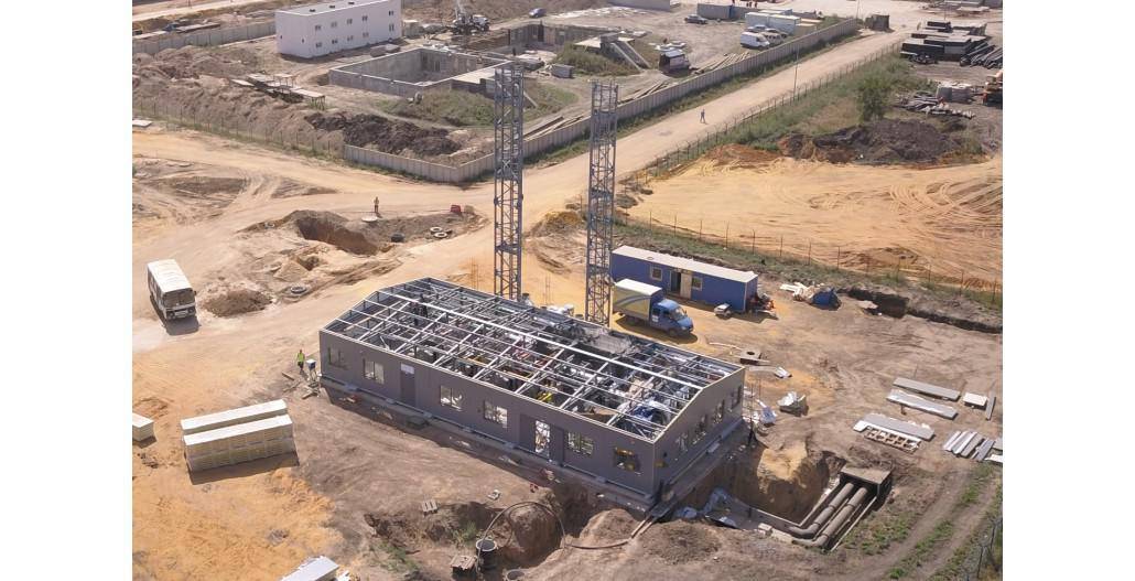 Строительство аэропорта в сабуровке: протянуто две тысячи метров газовой трубы