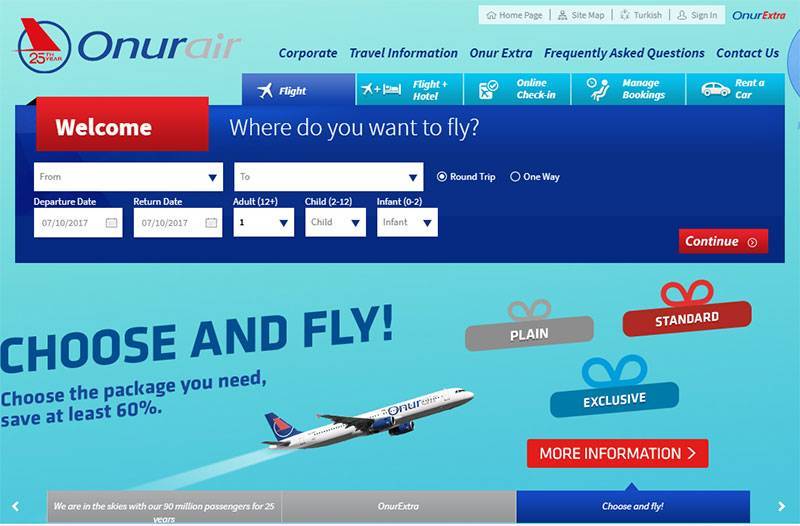 Онур эйр (onur air): описание авиакомпании и её особенностей, предоставляемые услуги, флот самолетов и ценовая политика
