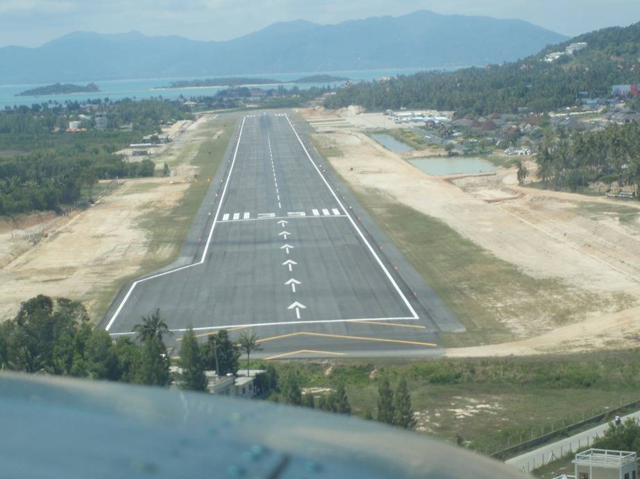 Международный аэропорт на острове Самуи