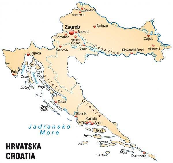 Список аэропортов хорватии - list of airports in croatia