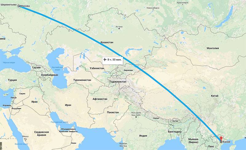 Сколько лететь из Москвы до Якутска