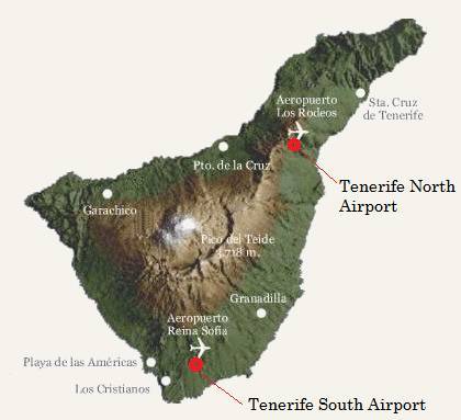 Аэропорт тенерифе южный: как добраться до курортов и отелей