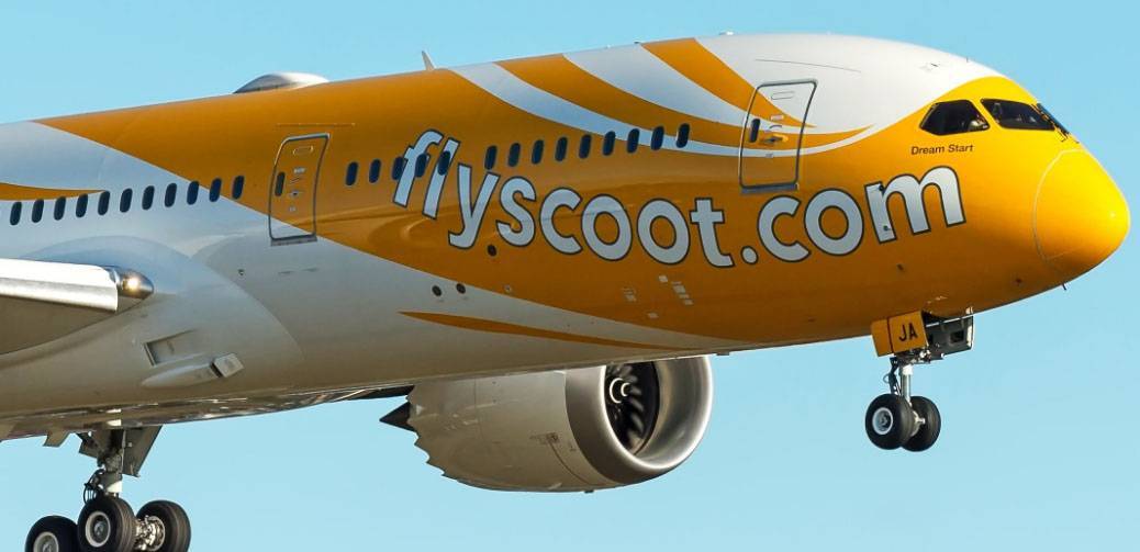 Бюджетная сингапурская авиакомпания scoot airlines