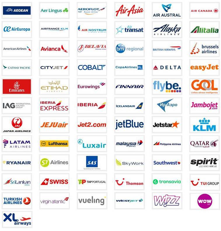 Логотипы авиакомпаний россии и мира - туристический портал