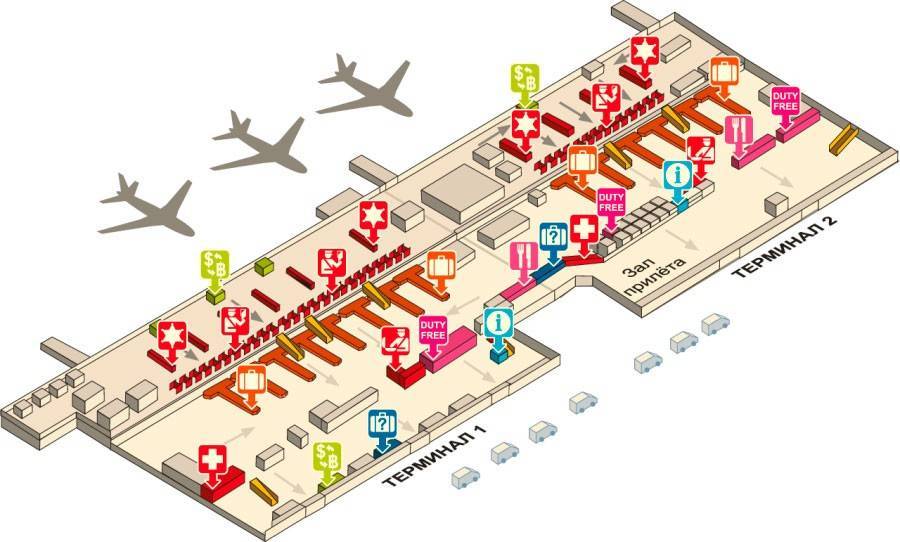 Аэропорт дон муанг на карте