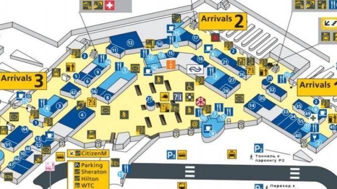 План схема терминалов аэропорта имени джона кеннеди в нью-йорке на русском