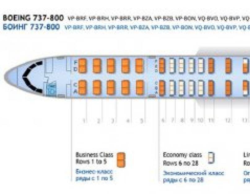 Схема самолета победа boeing 737-800, как выбрать лучшие места