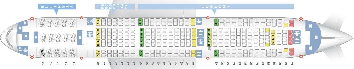 Boeing 737-800 utair: лучшие места и схема салона
