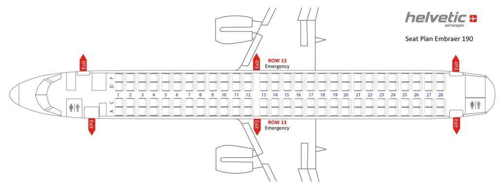 Embraer 170 s7 airlines лучшие места и схема салона