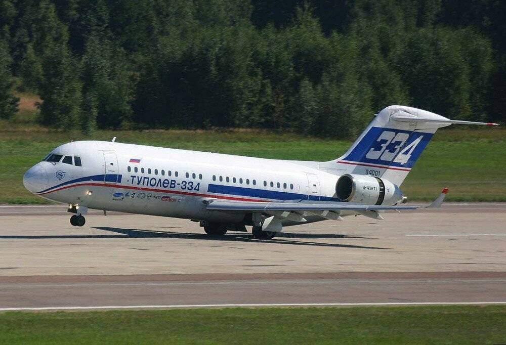 Самолет Ту-334: характеристики, перспективы