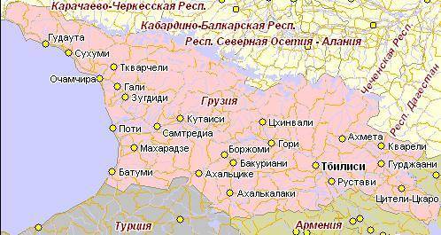 Грузинские аэропорты: описание, расположение, маршруты на карте