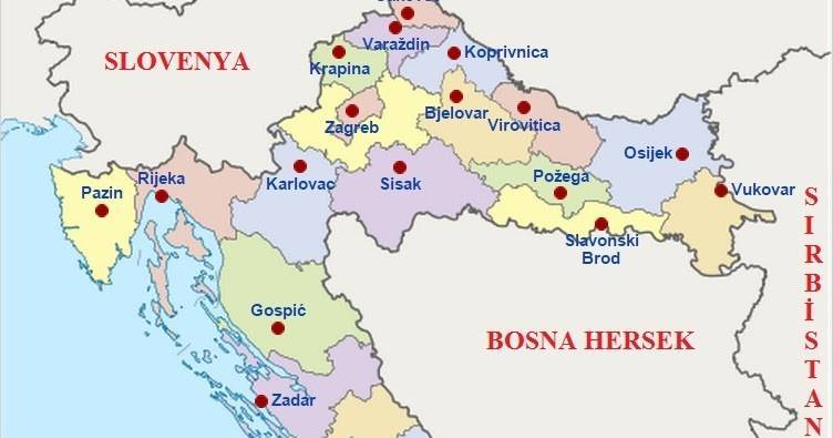Аэропорты хорватии на карте, список аэропортов хорватии