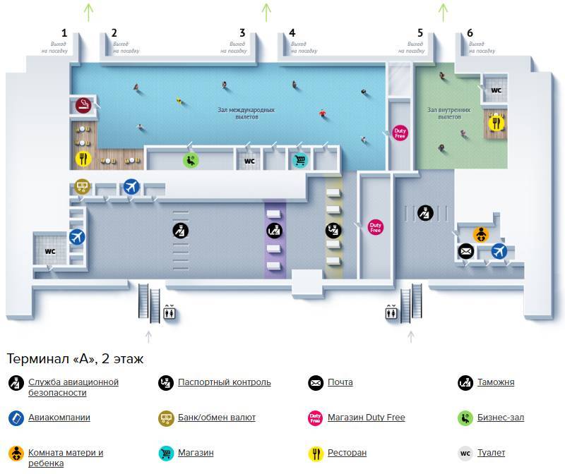 Схема аэропорта домодедово: терминалы и выходы :: syl.ru