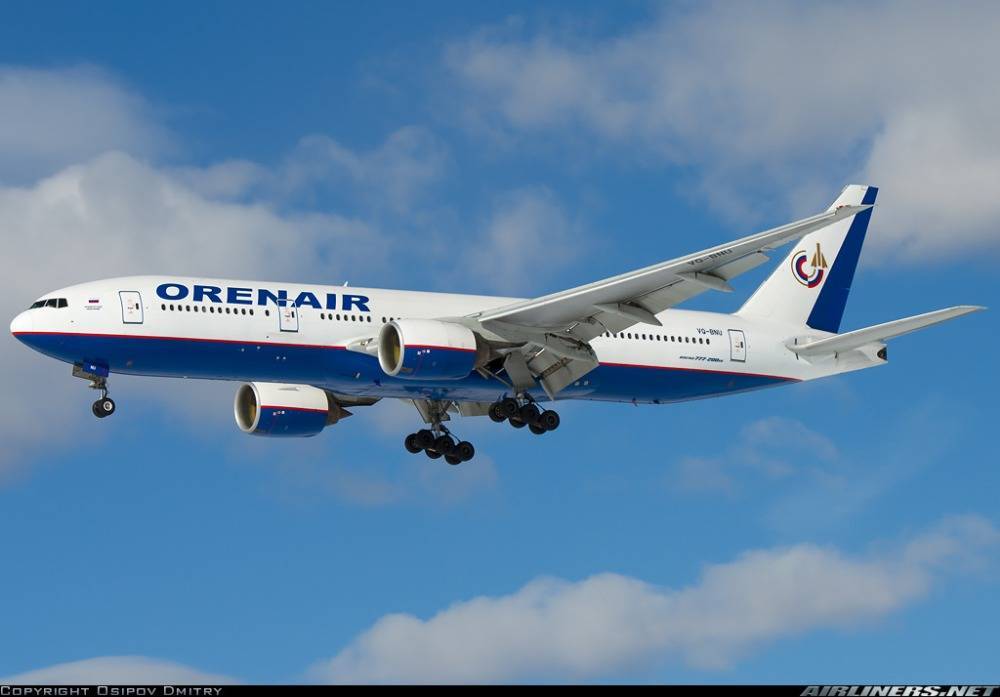 Авиакомпания orenair (оренбургские авиалинии)
