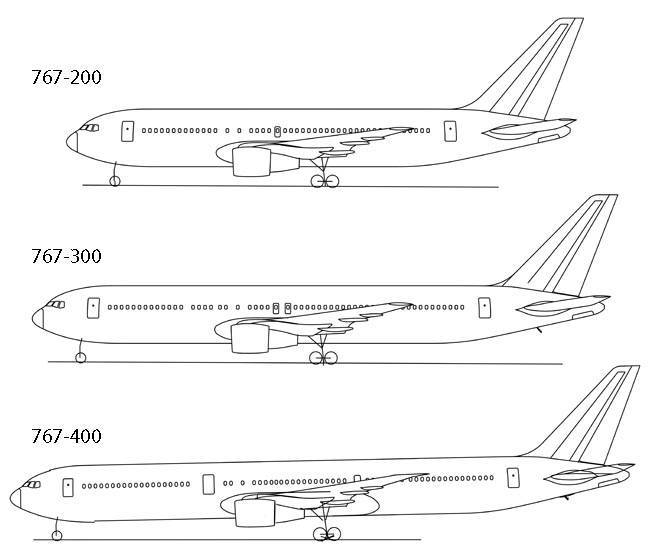 Самолет боинг 767: история, вместимость и военные модификации