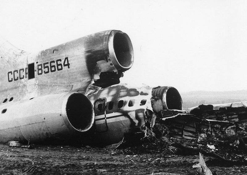 Авиакатастрофа ту-154б2 под красноярском авиакомпании аэрофлот в 1984 году