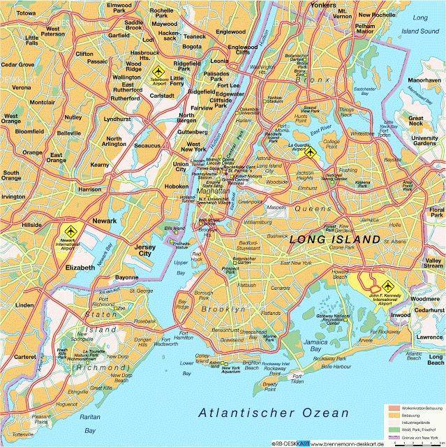 Аэропорты нью-йорка на карте | нью-йорк