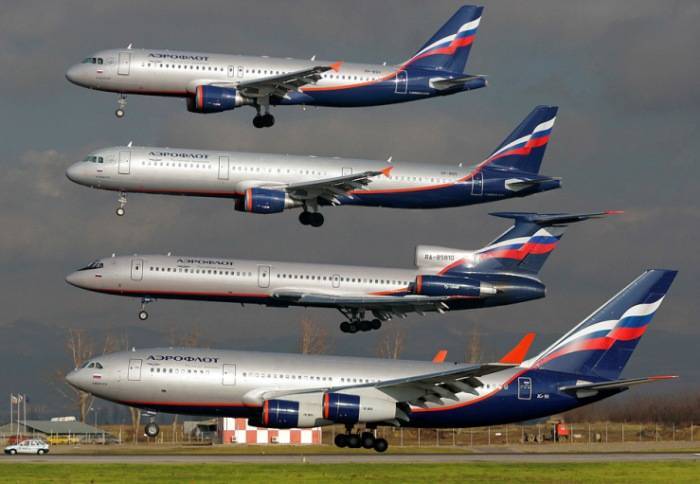 Какие самолеты у авиакомпании «россия»