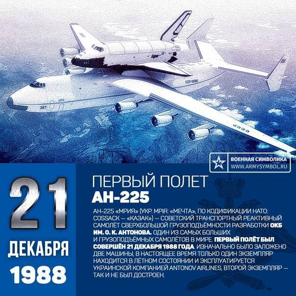 Ан-225 мрия, технические характеристики (ттх) самолета антонова, размеры и грузоподъемность, размеры и расход топлива, фото и видео