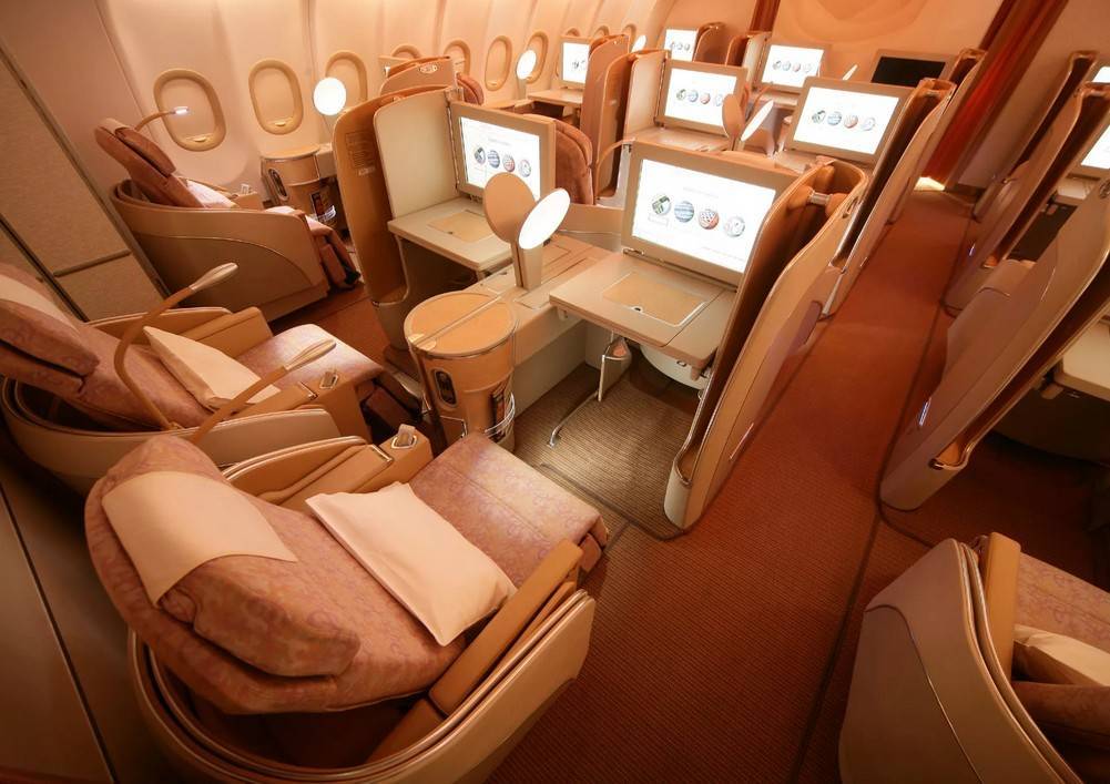 Классы обслуживания в самолете — бизнес, первый, комфорт, эконом