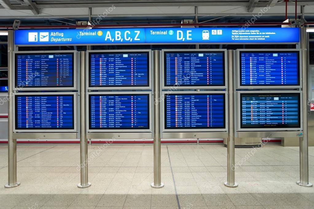 Frankfurt airport departures (fra)