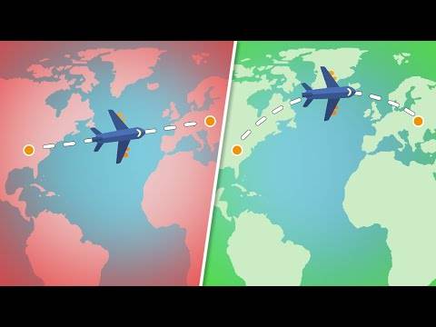 Почему самолёты не летают через тихий океан?
