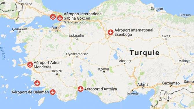 Аэропорты Грузии: список, расположение на карте