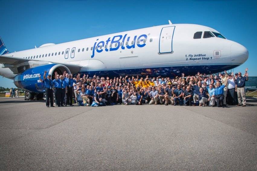 Бюджетная американская авиакомпания «jetblue airways»
