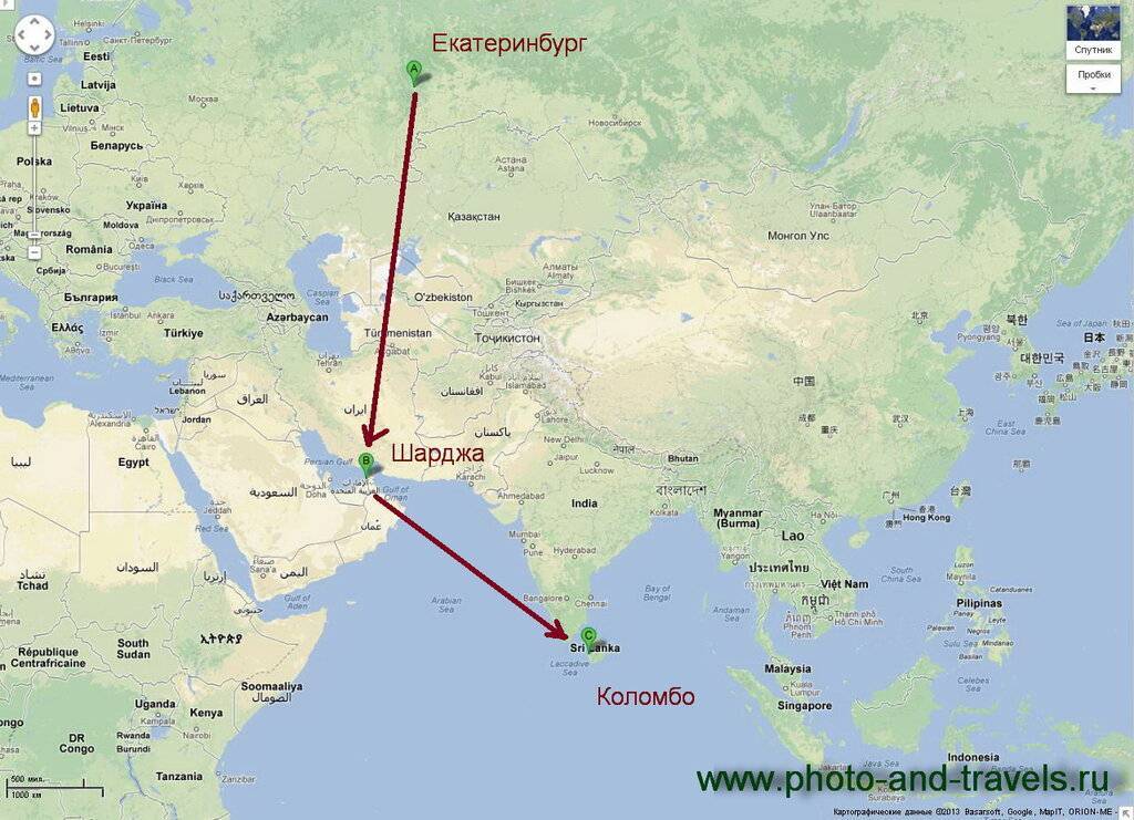 Где находится шри-ланка — на карте мира. сколько лететь из москвы?