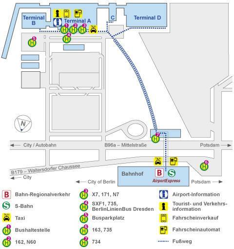 Аэропорт берлина шенефельд (sxf): как добраться до центра города