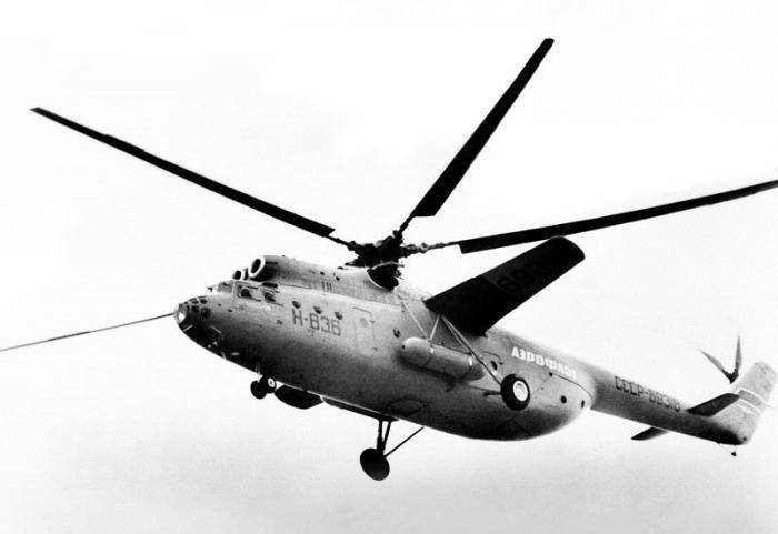 Многоцелевой транспортный вертолет ми-6.