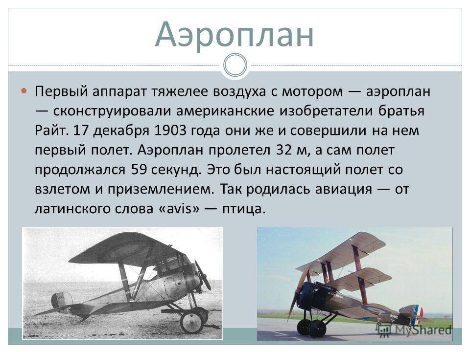Кто первый изобрел самолет
