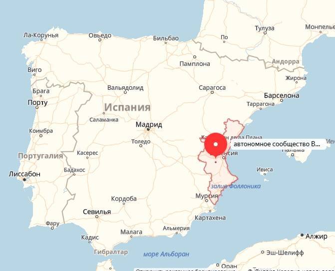 Аэропорты испании на карте, список аэропортов испании